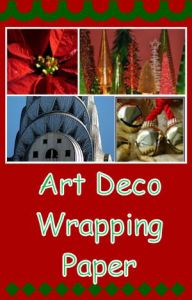 Art Deco Wrapping Paper can make a fantastic gift wrap