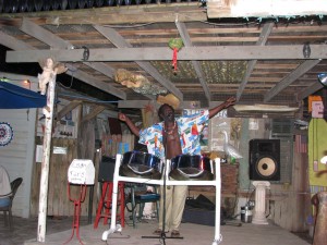 Blue Heaven Poko playing steeldrums