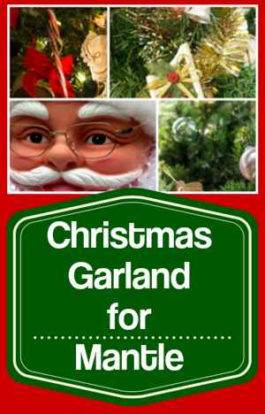 christmas garland for mantle