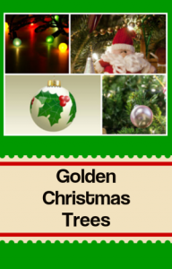 gold artificial christmas tree