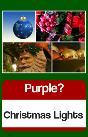 putple led christmas lights