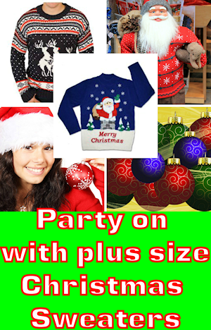 plus size christmas sweaters