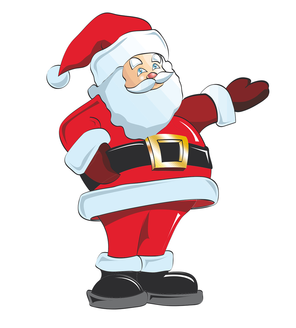 Santa Claus outdoor Christmas decoration